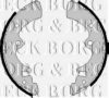 BORG & BECK BBS6159 Brake Shoe Set